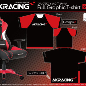 AKRacingフルグラフィックTシャツ