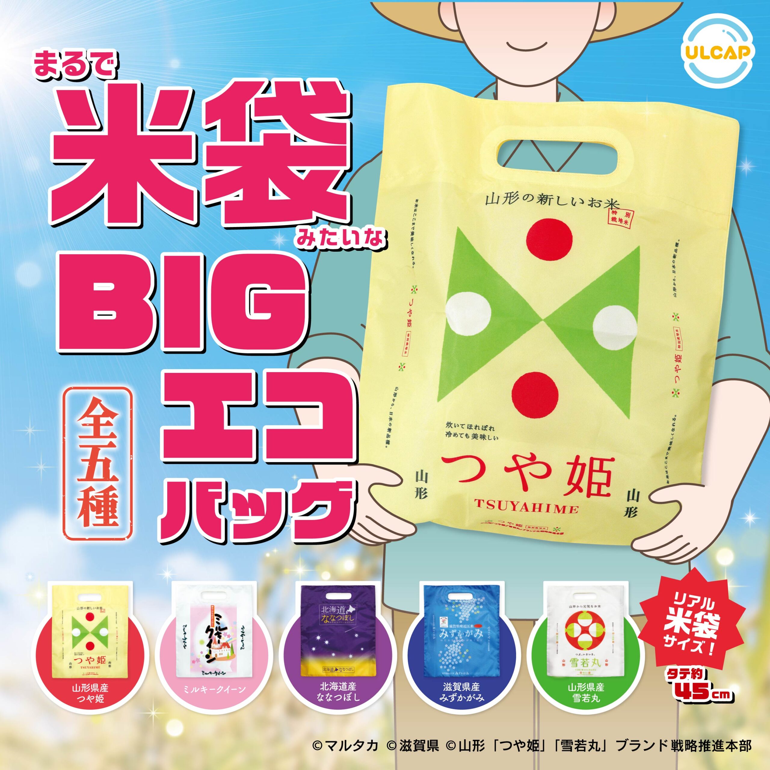 まるで米袋みたいなBIGエコバッグ | ウルトラニュープランニング株式会社