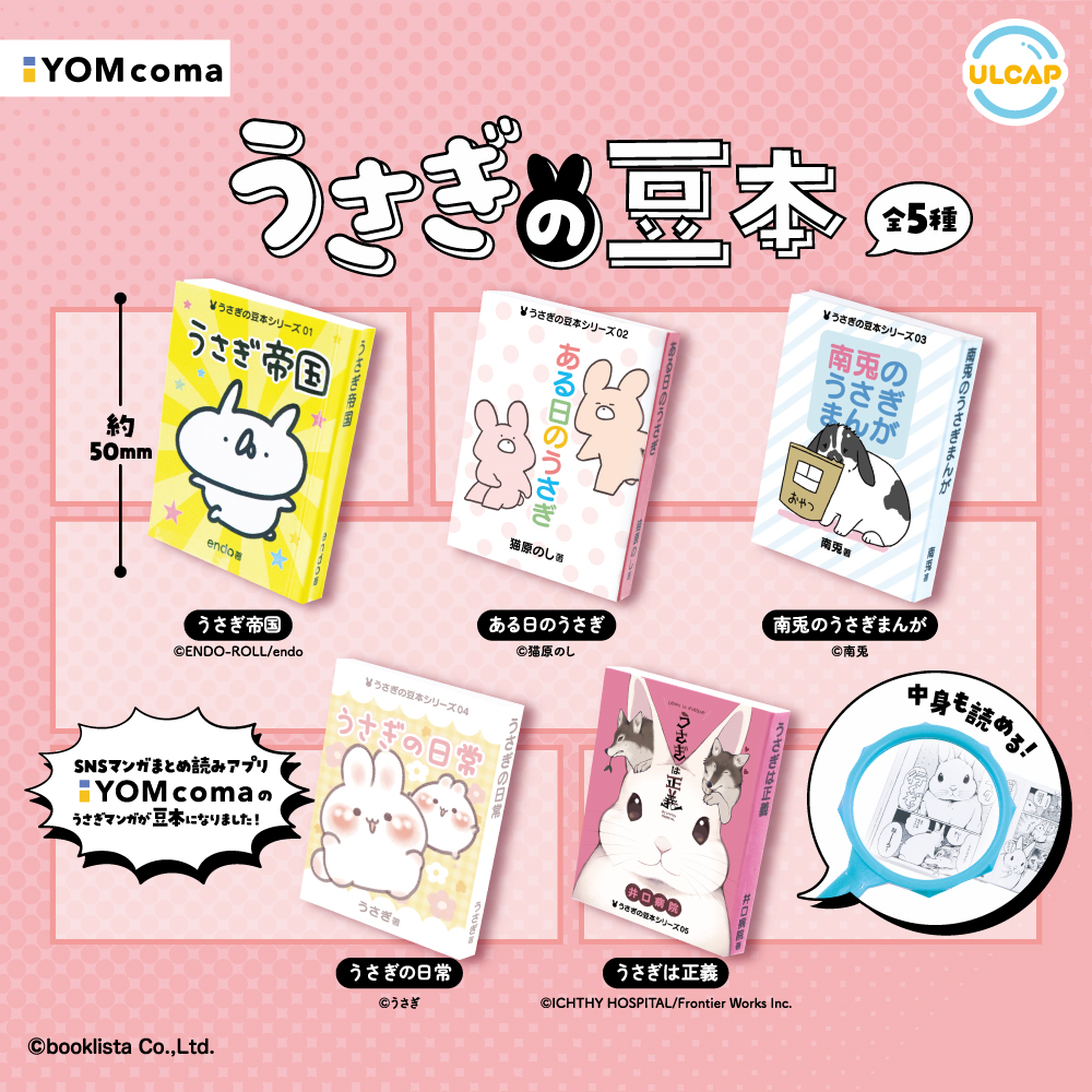 YOMcoma うさぎの豆本