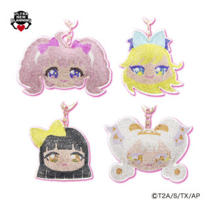 ひみつのアイプリ ラインストーンキーホルダー